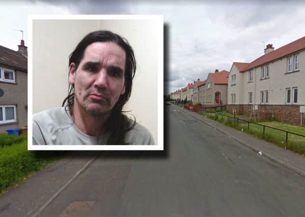 David MacBride, formerly of Westwood Avenue, was jailed. Picture: Police Scotland/Google