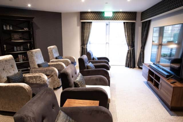 Facilities include a cinema room, cocktail piano bar, hair andbeauty salon, and fine dining restaurant. Picture: Martin Shields.