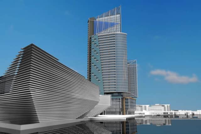 An artist's impression of the new tower.