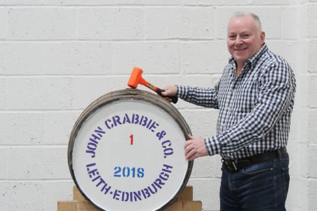 David Brown, managing director of John Crabbie & Co, called the production a 'significant milestone'. Picture: Contributed