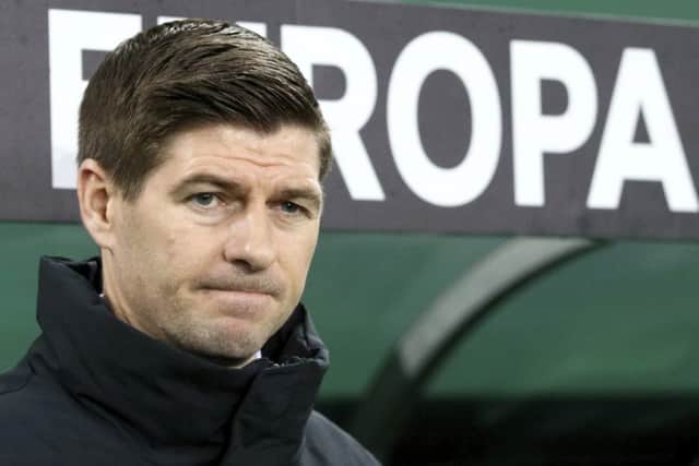 Rangers manager Steven Gerrard. Picture: Ronald Zak/AP