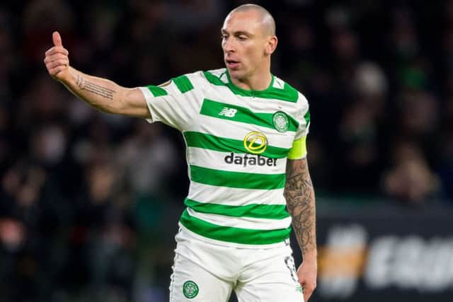 Scott Brown made a telling intervention as a half-time sub. Picture: SNS