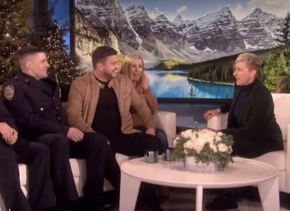 The couple were guests on the popular Ellen DeGeneres Show