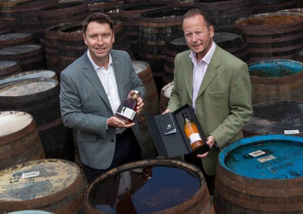 David Moore of Fusion Whisky and Alex Bruce of Adelphi