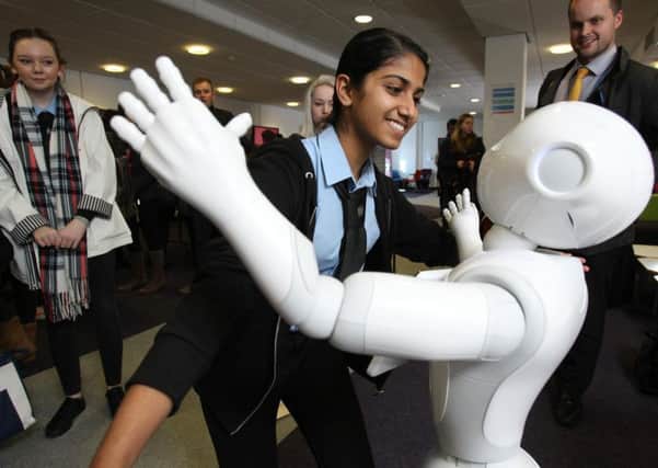 Secondary school girls from Edinburgh learned how to code and instruct robots after taking part in a Girls in Computer Science open day hosted by female students and academics at Heriot-Watt University.   The aim of the open day was to help generate an interest in computing, artificial intelligence and robotics in girls from a young age. Its aim was to address the chronic shortage of women currently employed in or studying Science, Technology, Engineering and Maths (STEM) in the UK.