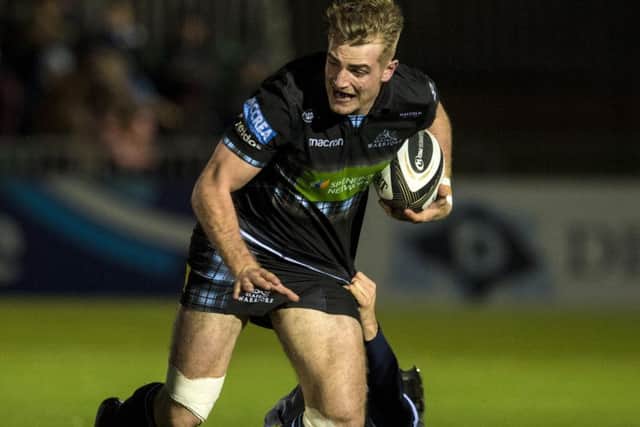 Glasgow's Stafford McDowall in action. Picture: Alan Harvey/SNS/SRU