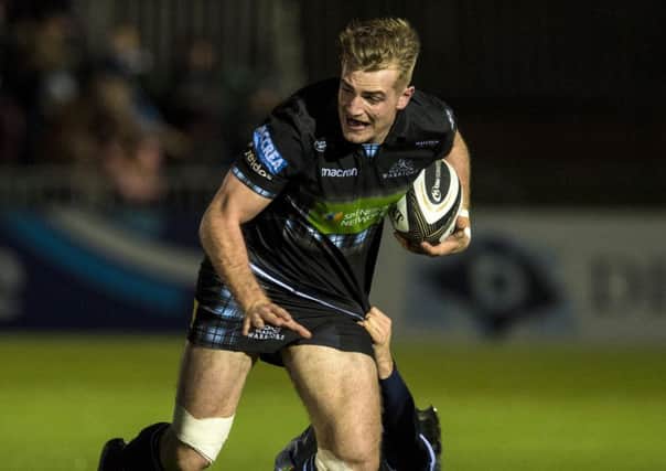 Glasgow's Stafford McDowall in action. Picture: Alan Harvey/SNS/SRU