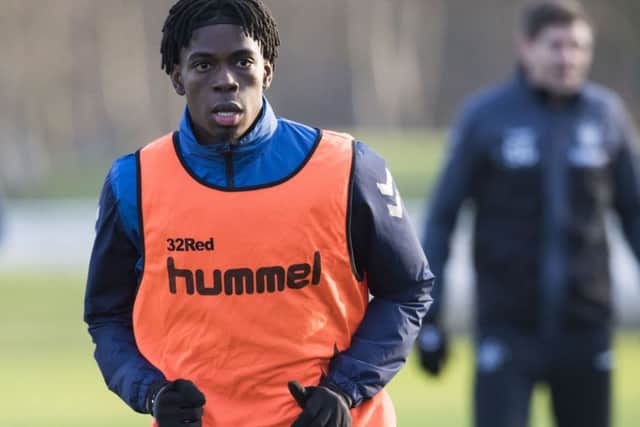 Rangers' Ovie Ejaria in training on Friday. Picture: Paul Devlin/SNS