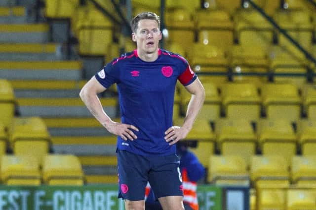 Hearts captain Christophe Berra. Pic: SNS/Ross Parker