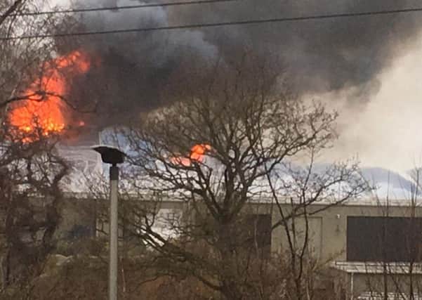 Chester Zoo after a fire broke out in the Monsoon Forest habitat area. Picture: David Clough/Twitter/PA Wire
