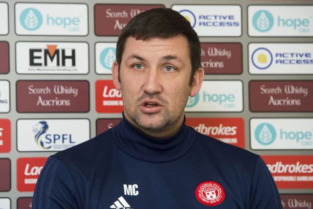 Hamilton manager Martin Canning. Pic: SNS/Paul Devlin
