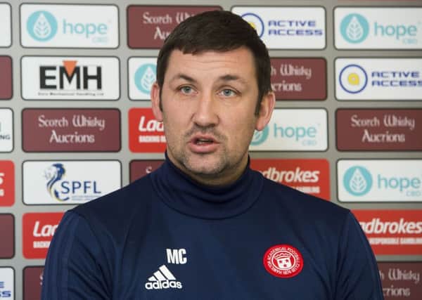 Hamilton manager Martin Canning. Pic: SNS/Paul Devlin