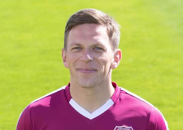 Arbroath's Ricky Little. Pic: Graham Black