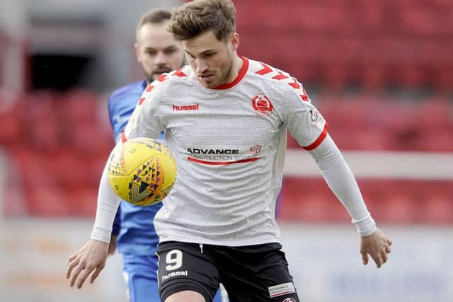 Clyde's David Goodwillie. Pic: Michael Gillen