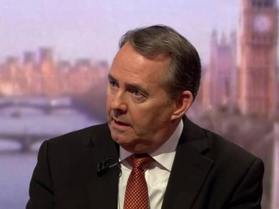 International Trade Secretary Liam Fox