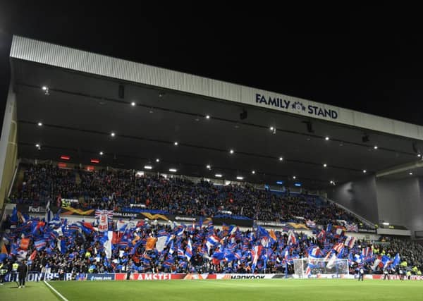 A general view of Ibrox, home of Rangers. Picture: SNS Group