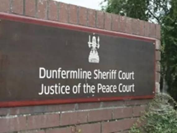 Jamie Ross appeared at Dunfermline Sheriff Court.