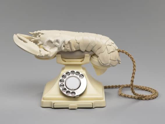 Salvador Dali's 'Lobster Telephone' sculpture has been unveiled in National Galleries in Edinburgh. Picture: National Galleries