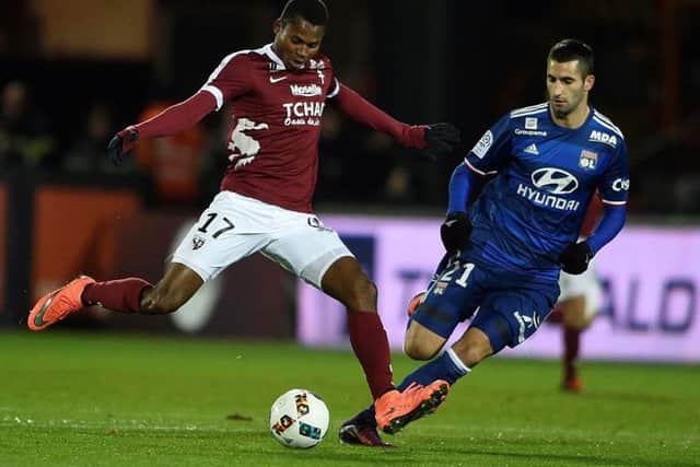 Currently tearing it up in the French second tier with Metz, hitting 14 goals in 16 appearances. The 23-year-old works hard to get into scoring positions and is a threat in the air.