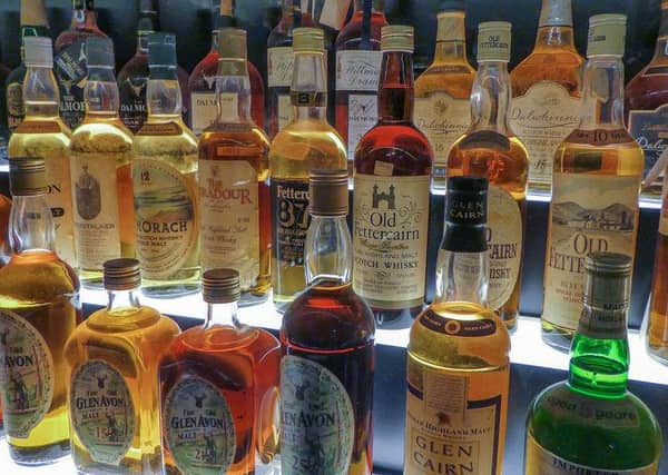 A huge haul of whisky has been stolen from a lorry at a Scottish farm