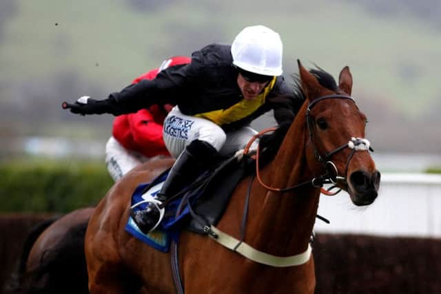 Brian Hughes aboard Seeyouatmidnight at Cheltenham. Picture Alan Crowhurst/Getty