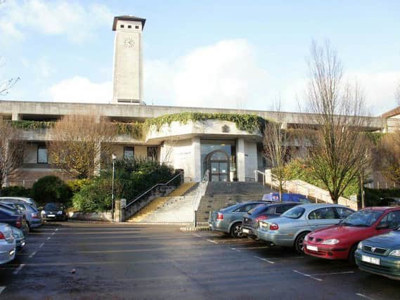 Newport Crown Court in South Wales where the trial of Carly Ann Harris took place