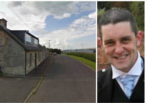 William Gladstone was attacked along with another man outside a property on Ayr Road, Lanark, on Sunday. Pictures: Google/Police Scotland