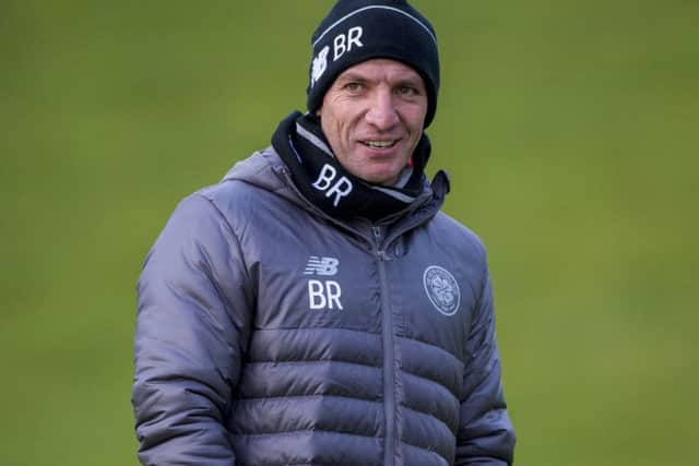Celtic manager Brendan Rodgers is among favourites to become the next Manchester United manager. Picture: SNS/Bill Murray