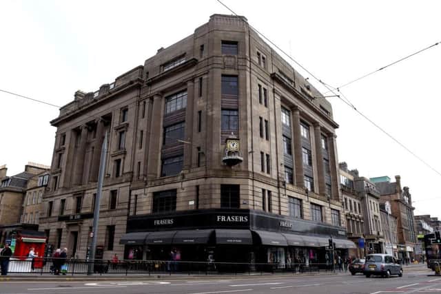 Edinburghs House of Fraser is one of nine set to close. Picture Lisa Ferguson