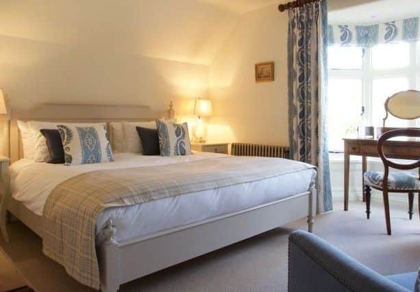 One of the Inn bedrooms at Holkham