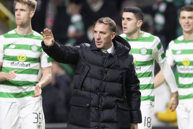 Brendan Rodgers is hopeful of having more players available for the match with Dundee. Picture: SNS Group