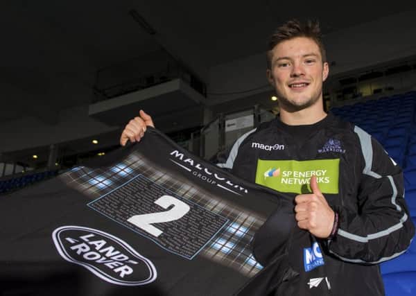 Glasgow Warriors George Horne agrees a new two-year deal with the club. Pic: SRU/SNS Ross MacDonald