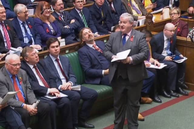SNP Westminster leader Ian Blackford speaking at the House of Commons.