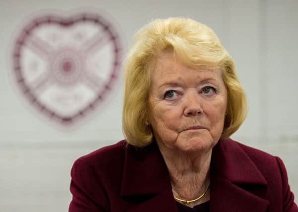 Hearts owner Ann Budge speaks to the press at the club's AGM. Picture: Ross Parker/SNS