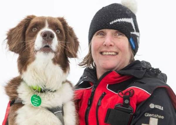 Bodie the dog becomes the UK's first full-time avalance rescue dog.