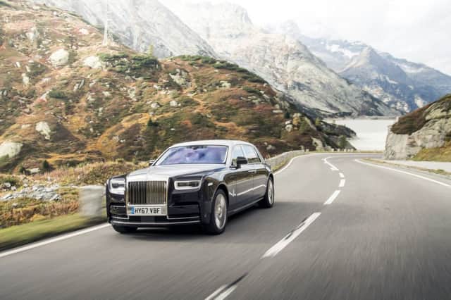 The new Rolls-Royce Phantom is lighter than the previous version but still weighs in at more than two and a half tons. Picture: James Lipman