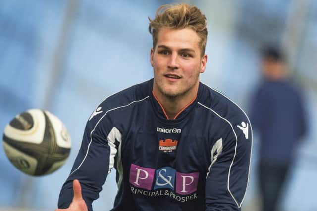 Edinburgh's Duhan van der Merwe. Picture: Gary Hutchison/SNS