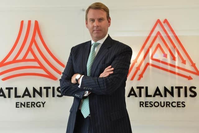 CEO Tim Cornelius praised the tidal energy offshore construction team. Picture: Jon Savage.