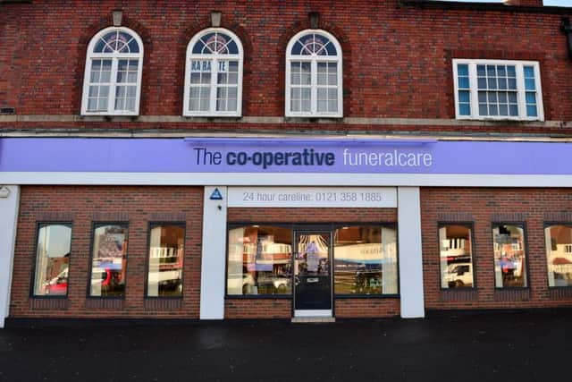 The Co-operative funeral care on Walsall Road in Brimingham. Picture: SWNS