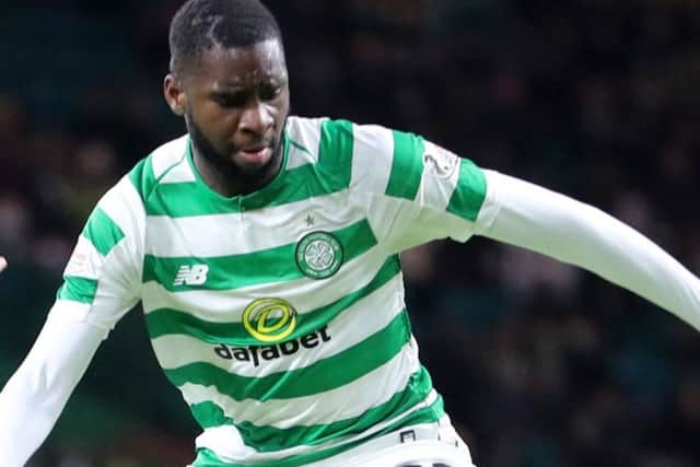 Odsonne Edouard had to go off in the first half after sustaining an injury.