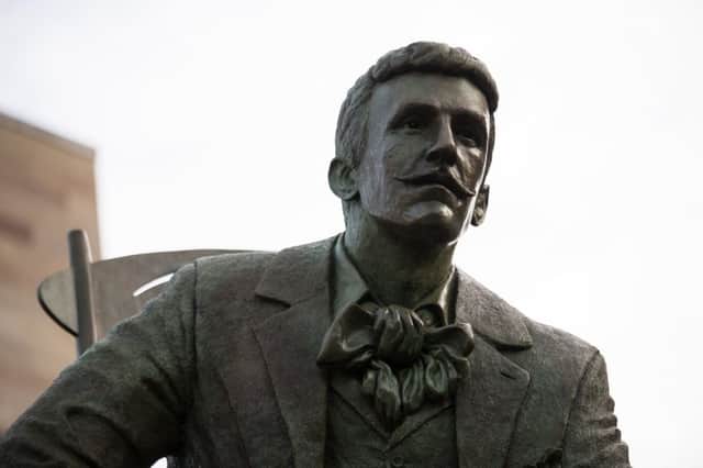 A statue of Charles Rennie Mackintosh by sculptor Andy Scott was unveiled in Glasgow this week. Picture: John Devlin