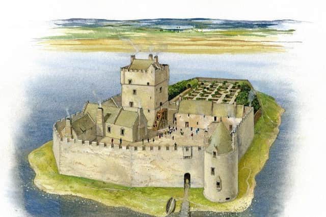 By Christmas 1567, Mary was a captive in Lochleven Castle. PIC: HES.