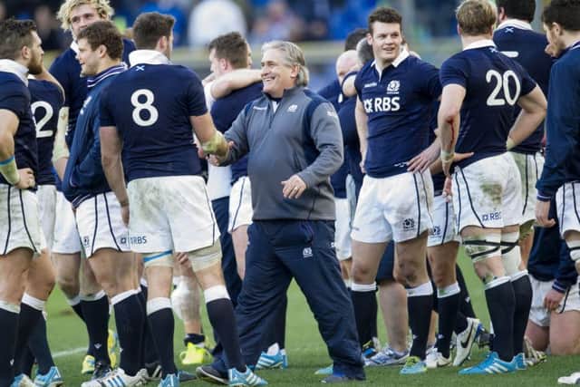 Scott Johnson spent an unsuccessful spell as Scotland coach. Pic: SNS/SRU/Bill Murray