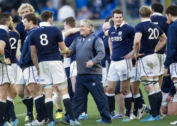 Scott Johnson spent an unsuccessful spell as Scotland coach. Pic: SNS/SRU/Bill Murray