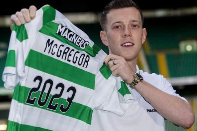 Callum McGregor has signed a new contract with Celtic until 2023. Picture: Bill Murray/SNS