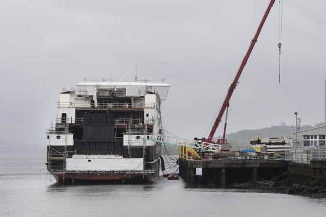 Ferguson Marine, the firm with the contract for two delayed CalMac ferries, have posted huge losses. Picture: John Devlin