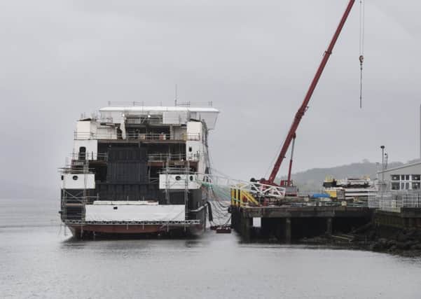 Ferguson Marine, the firm with the contract for two delayed CalMac ferries, have posted huge losses. Picture: John Devlin