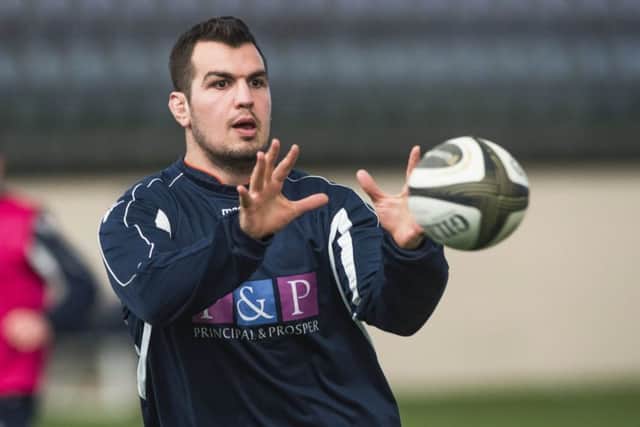 Edinburgh's Stuart McInally in training ahead of the 1872 Cup clashes. Picture: Gary Hutchison/SNS/SRU