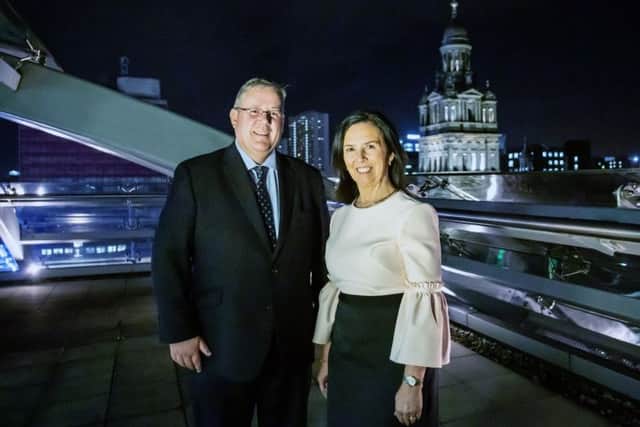 Ben Bailey, managing director for Scotland, with Catherine Kelly, Jelf regional director. Picture: Elaine Livingstone