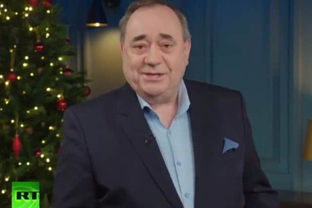 Alex Salmond was speaking on his RT chat show
